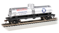 Bachmann HO Scale 40-Foot Single-Dome Tank Car - Staroline Gasoline #438– product image 1