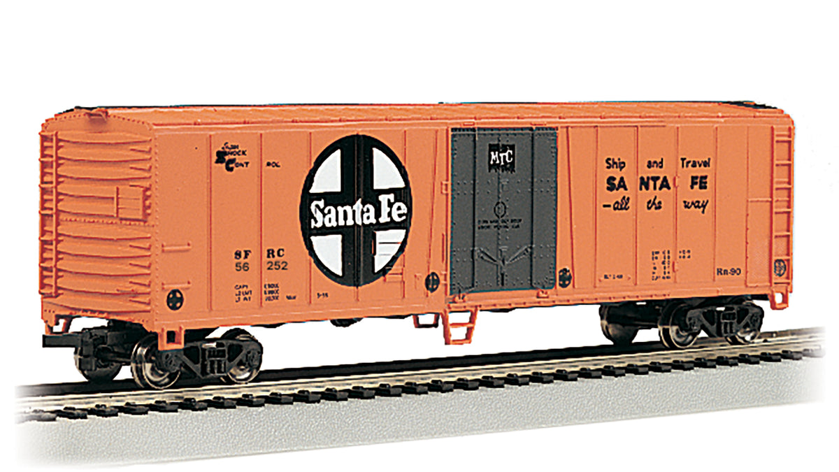 Bachmann HO Scale 50-Foot Steel Reefer - Santa Fe #56252– product image