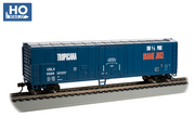 Bachmann HO Scale 50-Foot Steel Reefer - Tropicana #13088 Blue & Silver– product image 1