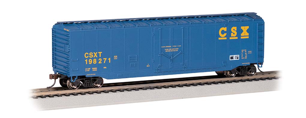 Bachmann HO Scale 50-Foot Plug-Door Box Car - CSX #198271– product image