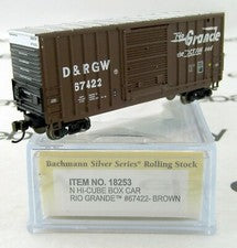 Bachmann 18253 N Scale Rio Grande 67422 Hi-Cube Box Car exact product