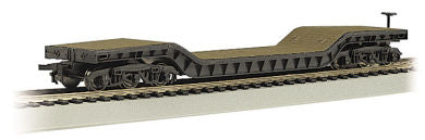 Bachmann HO 52-foot Center-Depressed Flat Car with No Load – 18349