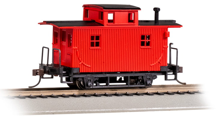 Bachmann HO Scale Old-Time Bobber Caboose - Painted Unlettered - 18449