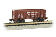 Bachmann N Scale Ore Car - Southern Pacific™ #345047 - Oxide Red - 18656