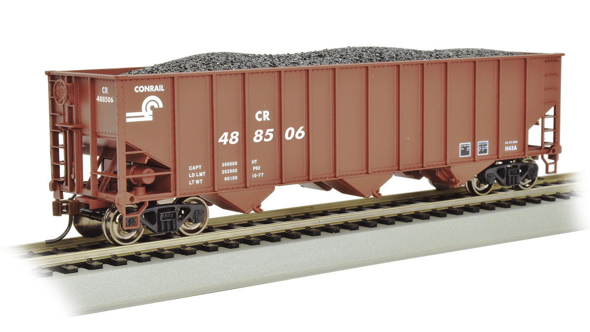 Bachmann HO Scale Bethlehem Steel 100 Ton 3 Bay Hopper - Conrail #488506 - 18712