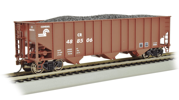 Bachmann HO Scale Bethlehem Steel 100 Ton 3 Bay Hopper - Conrail #488506 - 18712