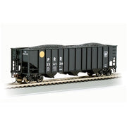 Bachmann 18713 HO Pennsylvania #226136 Yellow Ball Bethlehem Steel 100-ton 3-bay hopper exact product view