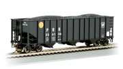 Bachmann HO Scale Bethlehem Steel 100 Ton 3 Bay Hopper - Pennsylvania (Yellow Ball) #226136 - 18713