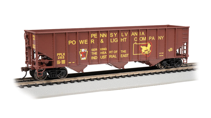 Bachmann HO Scale Bethlehem Steel 100 Ton 3 Bay Hopper - Pennsylvania Power & Light #263 - 18716