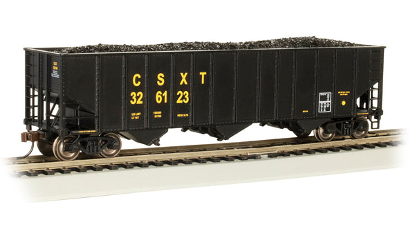 Bachmann HO Scale Bethlehem Steel 100 Ton 3 Bay Hopper - CSX® #326123 - 18718