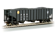 Bachmann HO Scale Bethlehem Steel 100 Ton 3 Bay Hopper - Pennsylvania #227291 - Yellow Ball - 18724