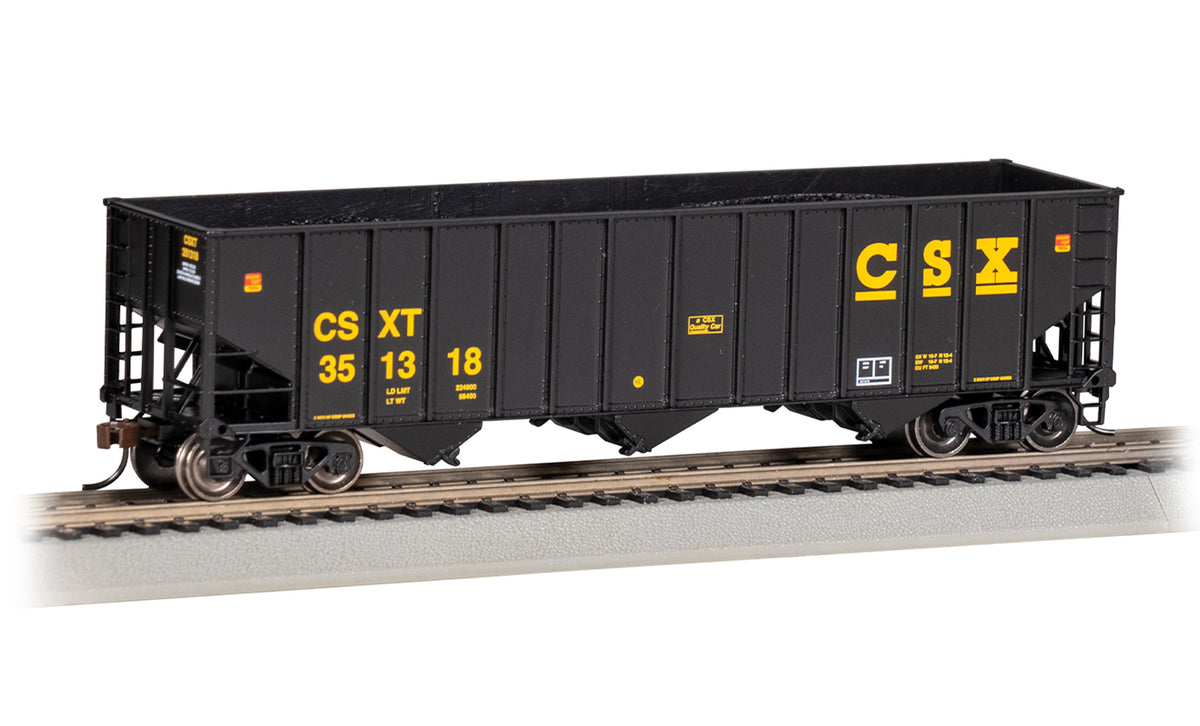 Bachmann HO Scale Bethlehem Steel 100 Ton 3 Bay Hopper - CSX® #351318 - 18727