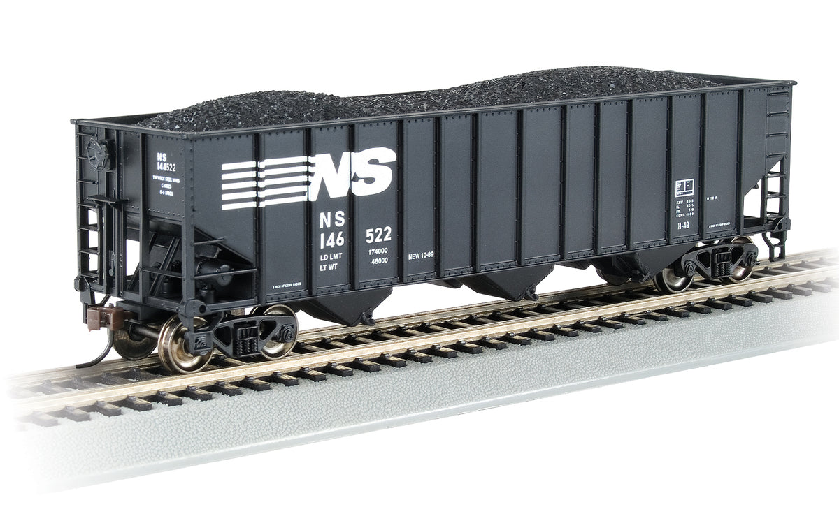 Bachmann HO Scale Bethlehem Steel 100 Ton 3 Bay Hopper - Norfolk Southern #146522 - 18728