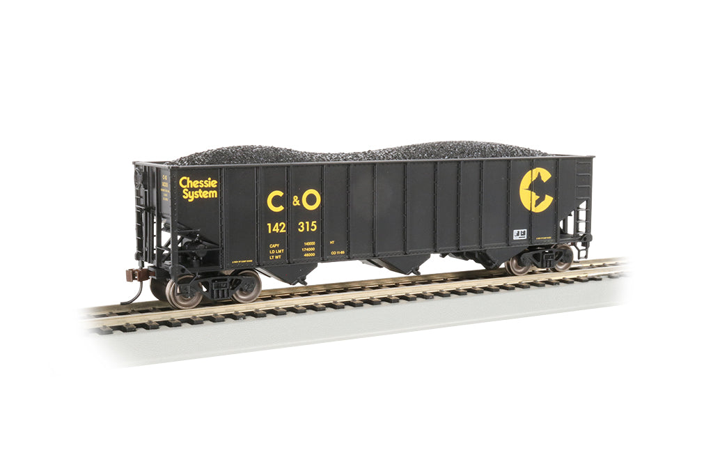 Bachmann HO Scale Bethlehem Steel 100 Ton 3 Bay Hopper - Chessie System (C&O®) #142315 - 18744