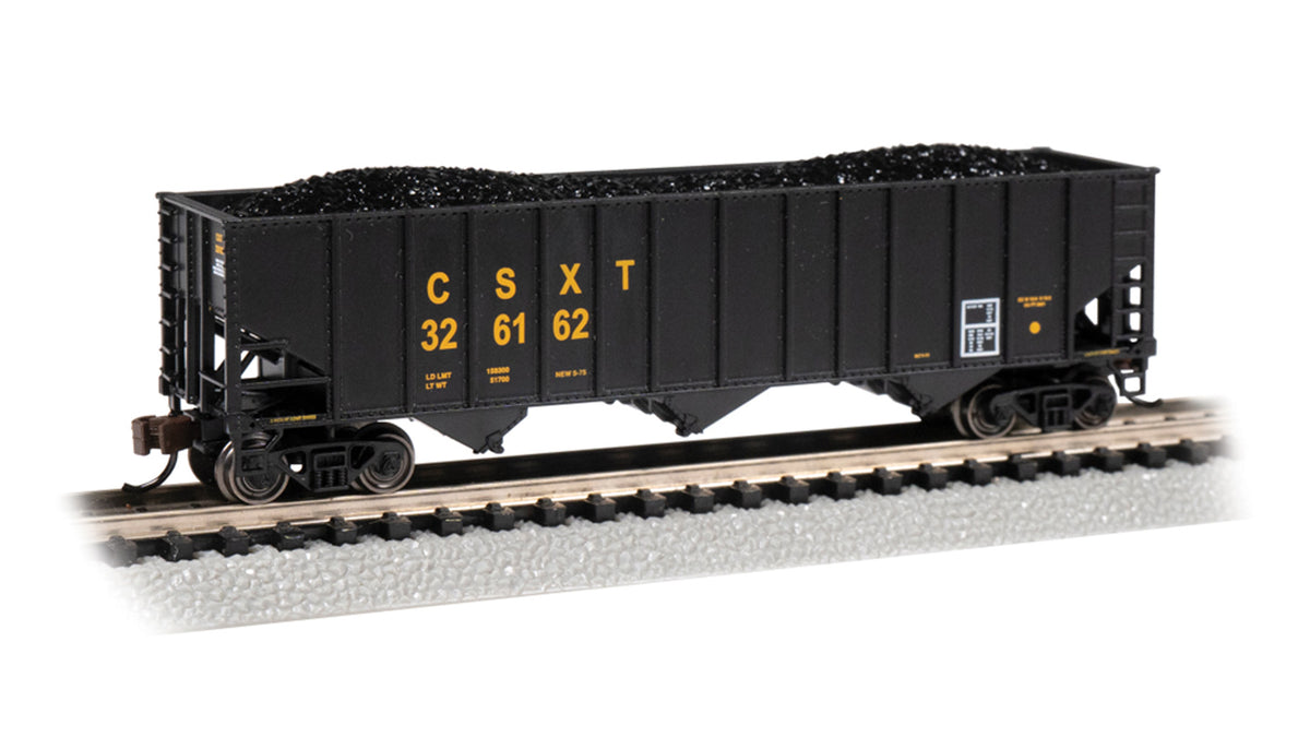 Bachmann N Scale Bethlehem Steel 100-Ton Hopper - CSX® #326162 - 18756