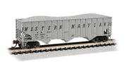Bachmann N Scale Bethlehem Steel 100-Ton Hopper - Western Maryland® #63894 - 18757