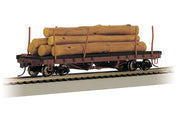 Bachmann HO Scale ACF 40' Log Car - 1935-1960 Version - 18849
