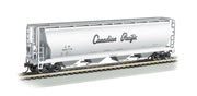 Bachmann HO Scale Canadian 4 Bay Cylindrical Grain Hopper - Canadian Pacific #383176 - 19142