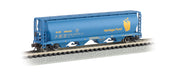 Bachmann N Scale 4 Bay Cylindrical Grain Hopper - Heritage Fund #396400 - 19189