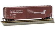 Bachmann HO Scale 50' Sliding Door Boxcar (US Saving Bonds) - Conrail #269198 (without roofwalk) - 19413
