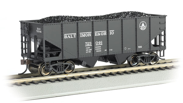 Bachmann HO Scale 55-Ton 2-Bay USRA Outside Braced Hopper - B & O® (Capitol Dome) #723046 - 19509