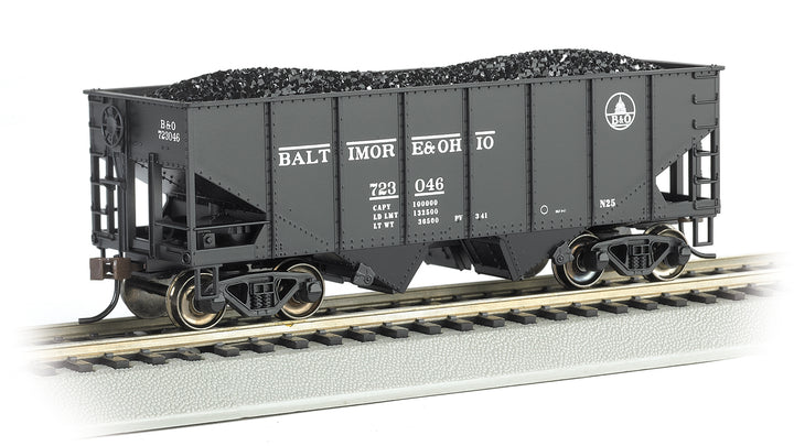 Bachmann HO Scale 55-Ton 2-Bay USRA Outside Braced Hopper - B & O® (Capitol Dome) #723046 - 19509