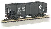 Bachmann HO Scale 55-Ton 2-Bay USRA Outside Braced Hopper - Erie #159106 - 19516