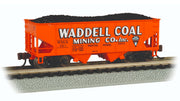 Bachmann N Scale USRA 55-Ton 2-Bay Hopper - Waddell Coal #103 - 19561