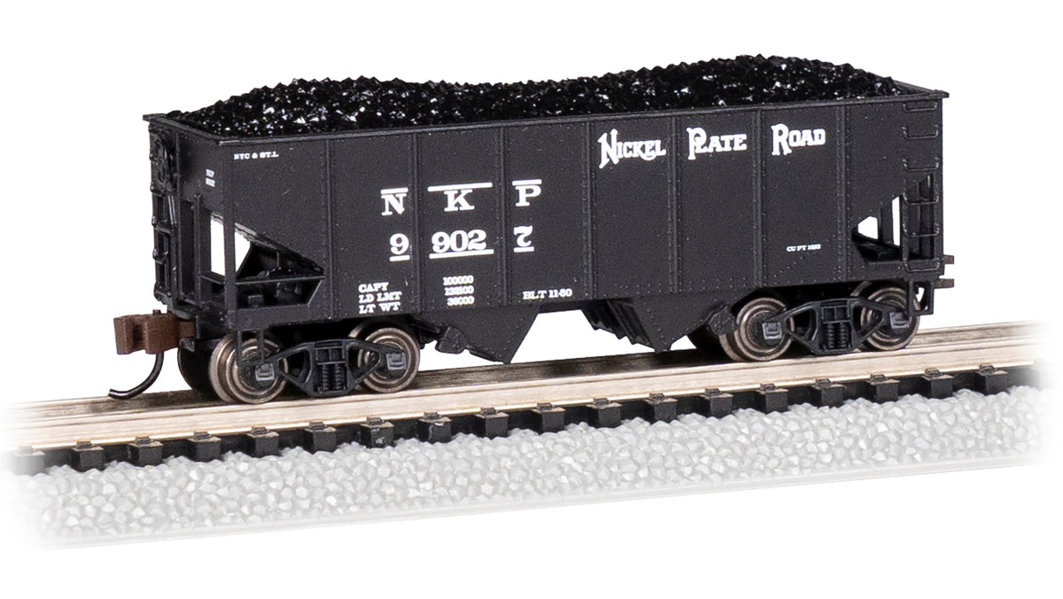 Bachmann N Scale USRA 55-Ton 2-Bay Hopper - Nickel Plate Road #99027 - 19563