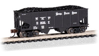 Bachmann N Scale USRA 55-Ton 2-Bay Hopper - Nickel Plate Road #99027 - 19563