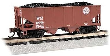 Bachmann N Western Maryland USRA 55-Ton 2-Bay Hopper 10956 - 19566– product image