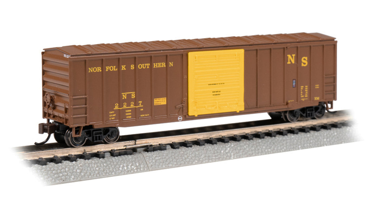 Bachmann N Scale ACF 50'6" Outside-Braced Boxcar - Norfolk Southern #2227 - 19668