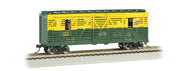 Bachmann HO Scale 40' Animated Stock Car - C & NW™ with Horses - 19703