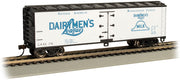 Bachmann HO Scale 40' Wood-Side Refrigerated Boxcar - Dairymen's League - 19810