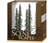 Bachmann 32003 SceneScapes 5 to 6 inch conifer trees six-pack exact package view