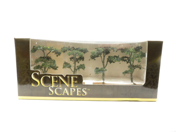 Bachmann SceneScapes 32111 N scale maple trees four pack front