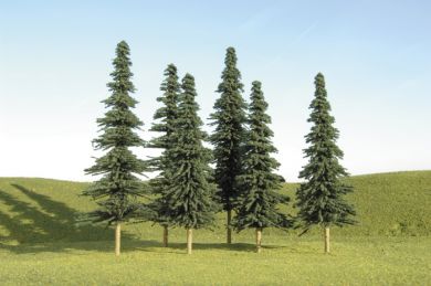 Bachmann All Scales 4" - 6" Spruce Bulk Trees (24 per Bag) - 32158