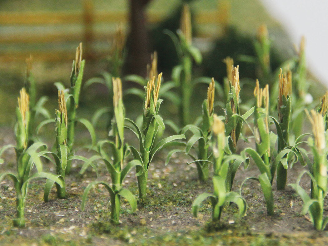 Corn Stalks - 1" Tall (30 per pack) - Bachmann 32501