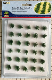 Bachmann 32507 HO JTT detachable grass bushes, 30-pack exact product photo