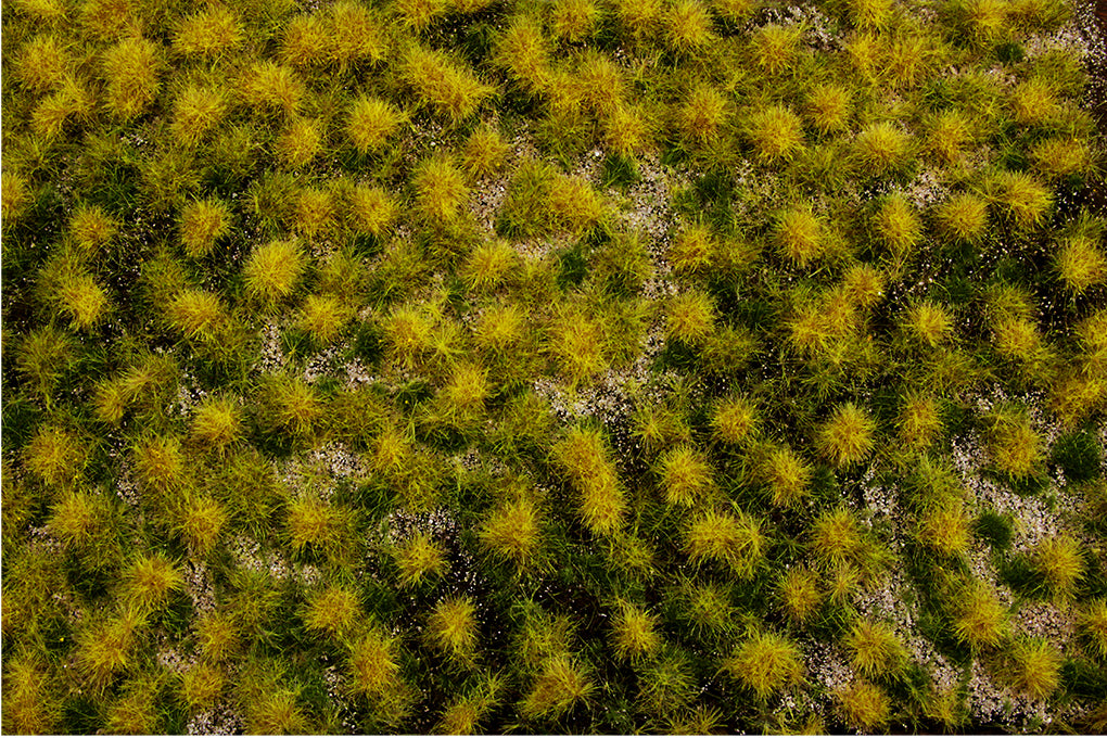 Dry Grass Tufted Grass Mat (one 11.75" X 7.5" sheet) - Bachmann 32925