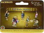 Bachmann SceneScapes Strolling Figures HO Scale 33109 in retail packaging