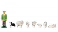 Bachmann HO Scale Thomas & Friends Farmer McColl and Sheep - unpackaged figures