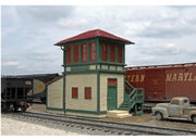 Bachmann 35113 HO Falls Junction Switch Tower layout view