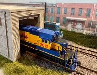 Bachmann 35115 HO Single-Stall Shed close view
