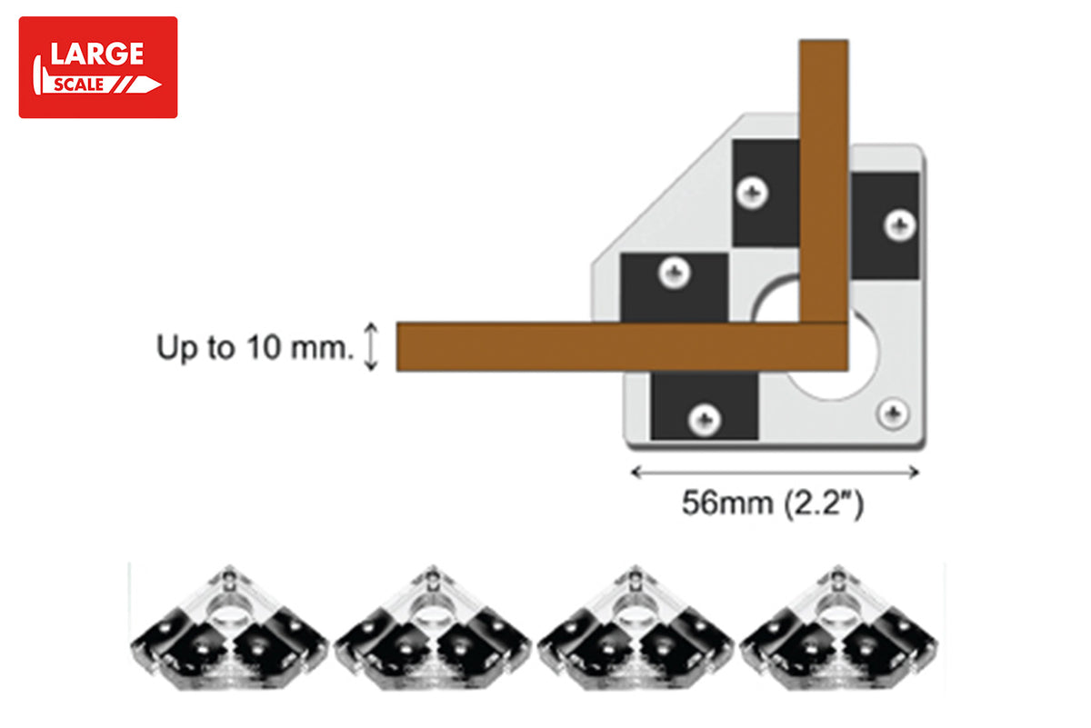 G Scale Snap & Glue Clamps - Bachmann 39032