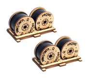 HO Scale Cable Drums - Kit (2 per Pack) - Bachmann 39108