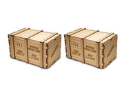 O Scale Machinery Crates (2 per pack) - Bachmann 39112