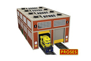 Dual-Stall Modern Engine House with Motorized Doors (HO Scale) - Bachmann 39119