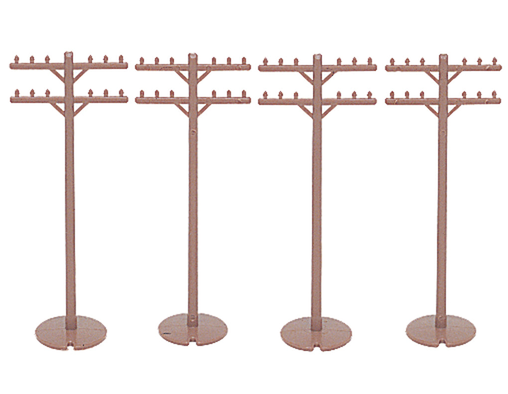 Telephone Poles (12 pieces) - Bachmann 42102