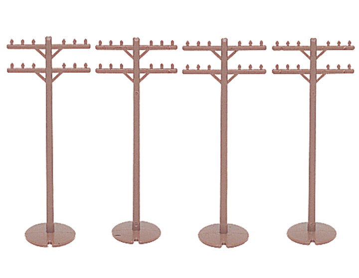 Telephone Poles (12 pieces) - Bachmann 42102